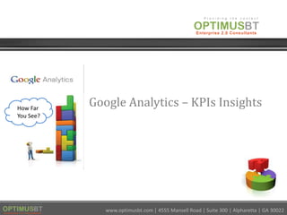Google Analytics – KPIs Insights  How Far You See?  