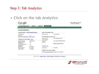 Google analytics