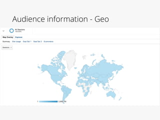 Audience information - Geo
 