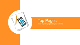 Most popular pages on your website
Top Pages
 