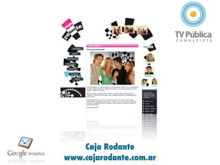 Caja Rodante
www.cajarodante.com.ar
 