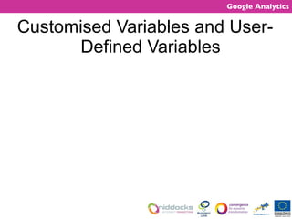 Customised Variables and User-Defined Variables 