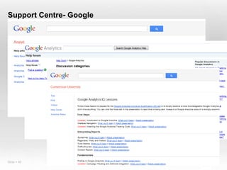 Support Centre- Google




Slide  46
 