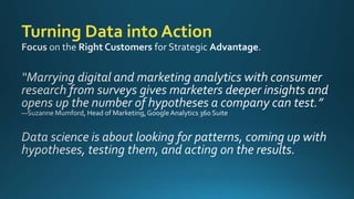 Turning Data into Action
 