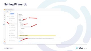 esvdigital.co.uk
Setting Filters Up
 