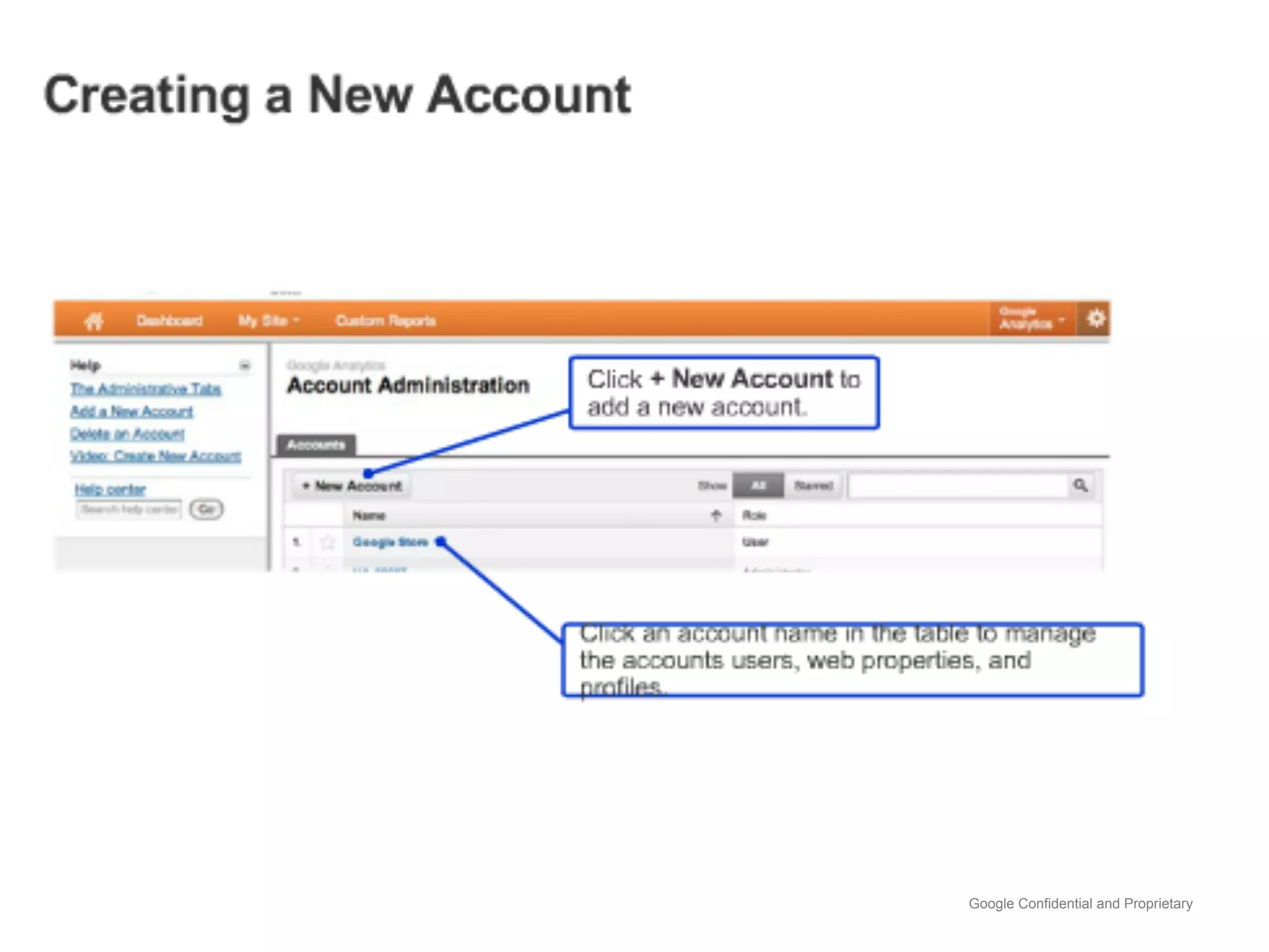 Google Confidential and Proprietary
 