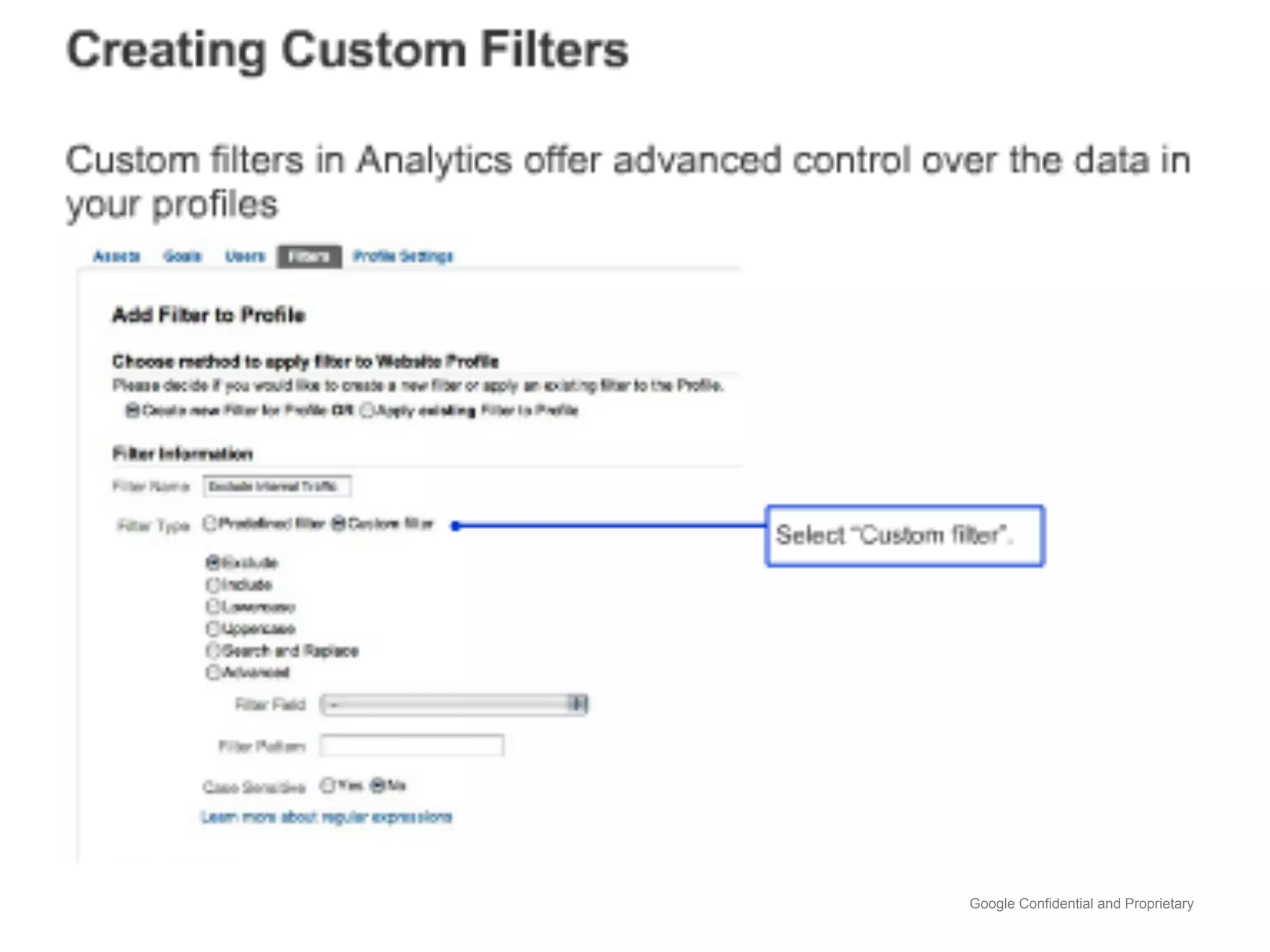 Google Confidential and Proprietary
 