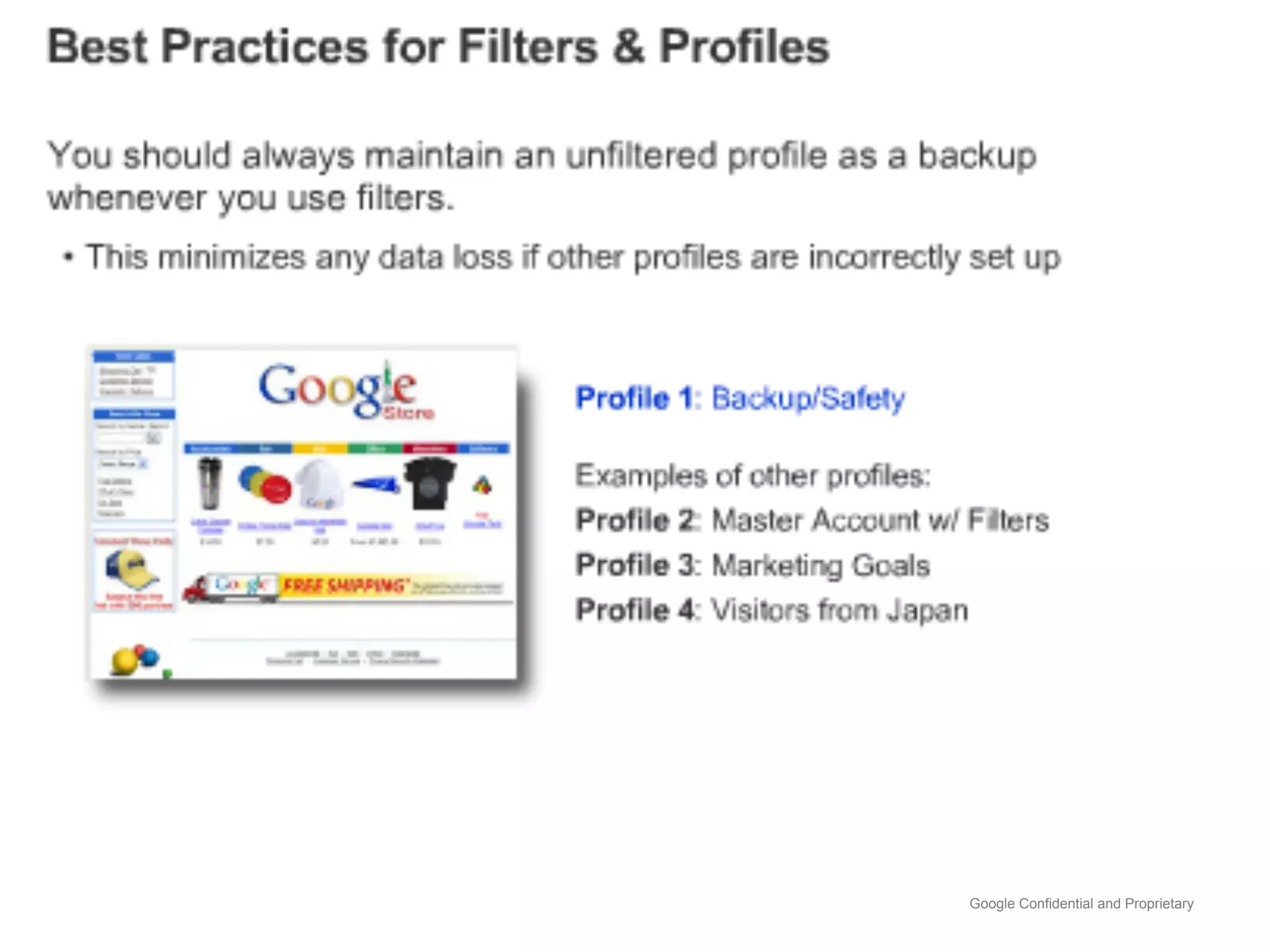 Google Confidential and Proprietary
 