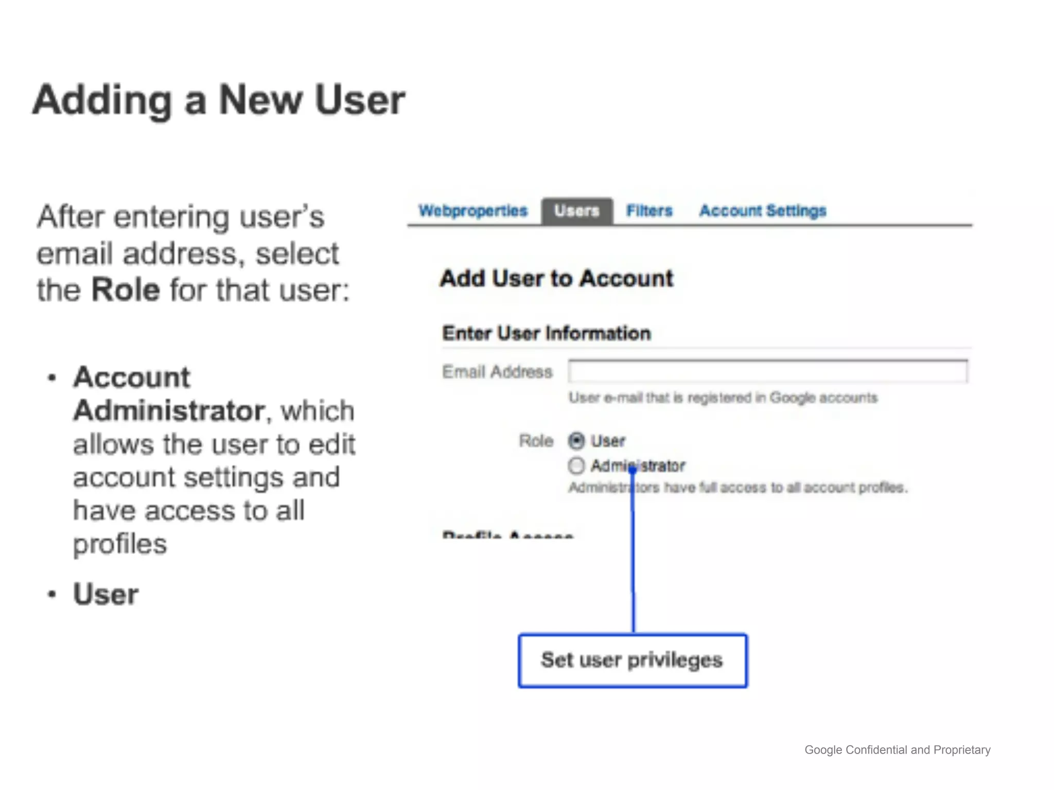 Google Confidential and Proprietary
 