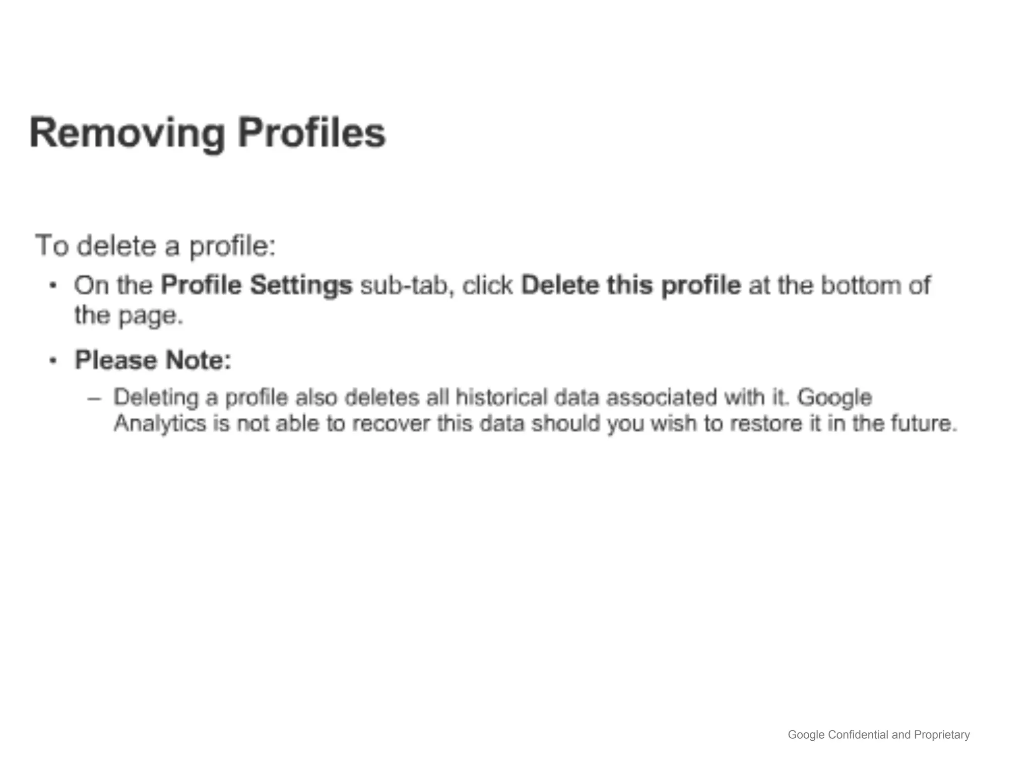 Google Confidential and Proprietary
 