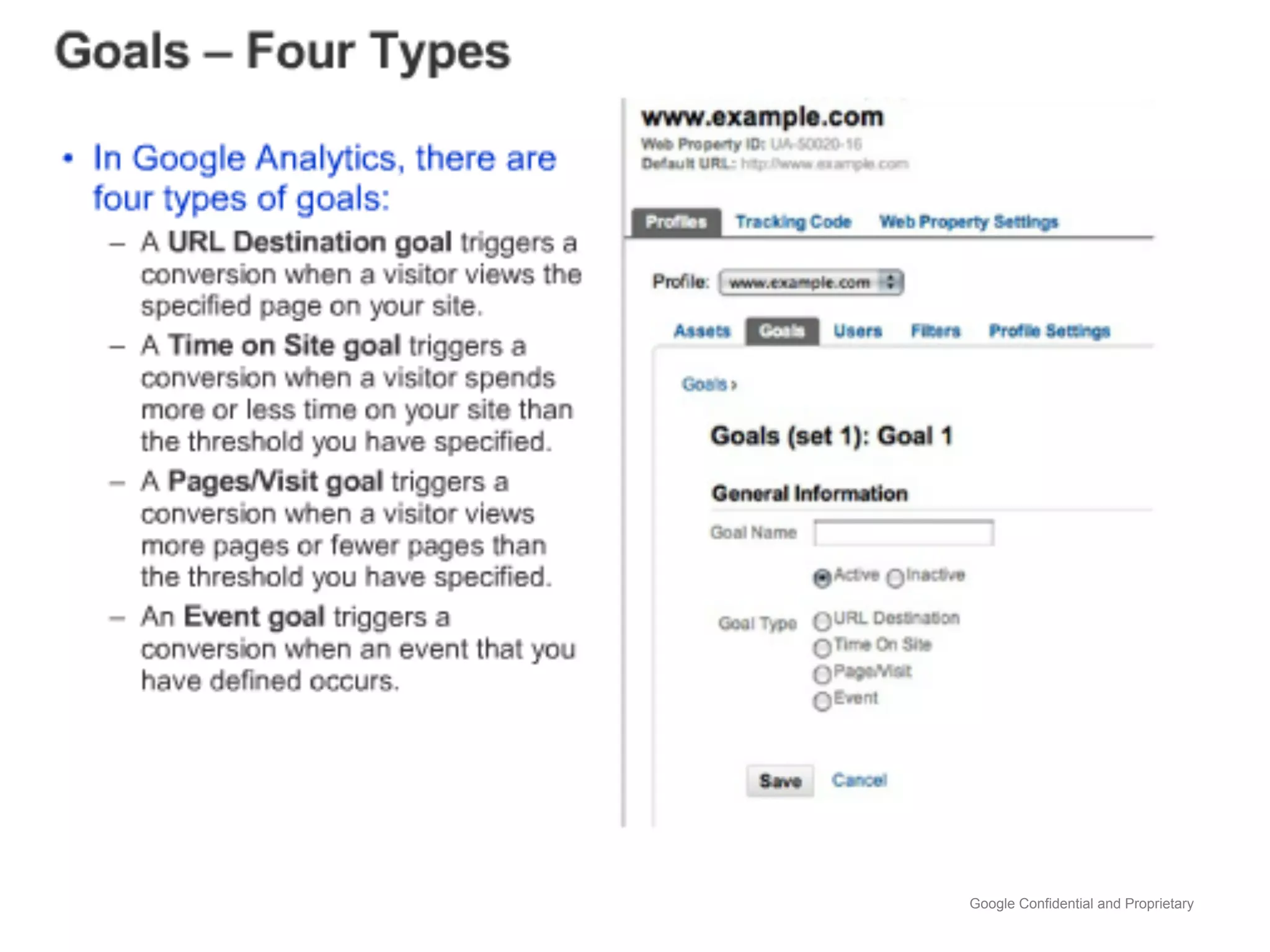 Google Confidential and Proprietary
 