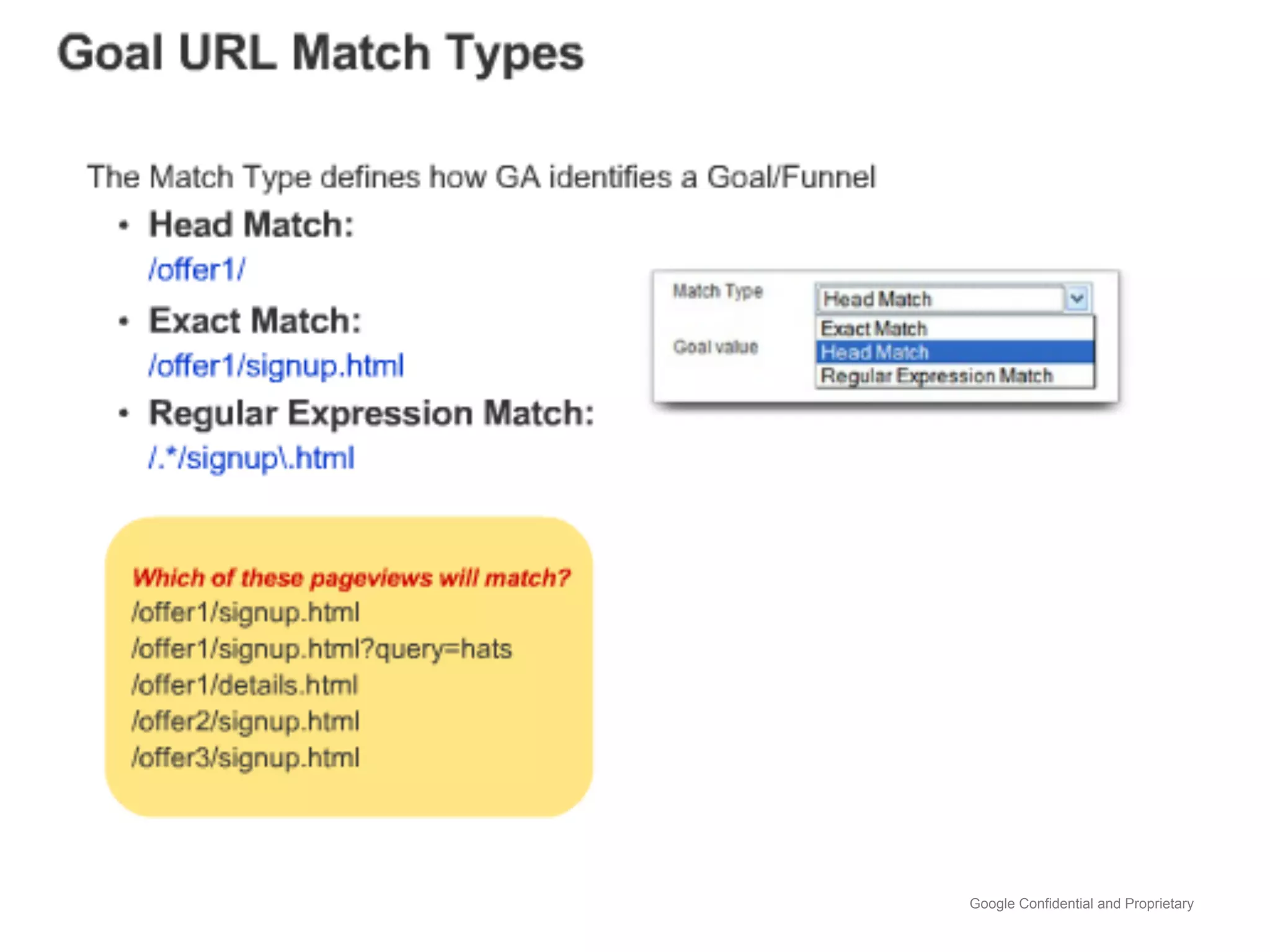 Google Confidential and Proprietary
 