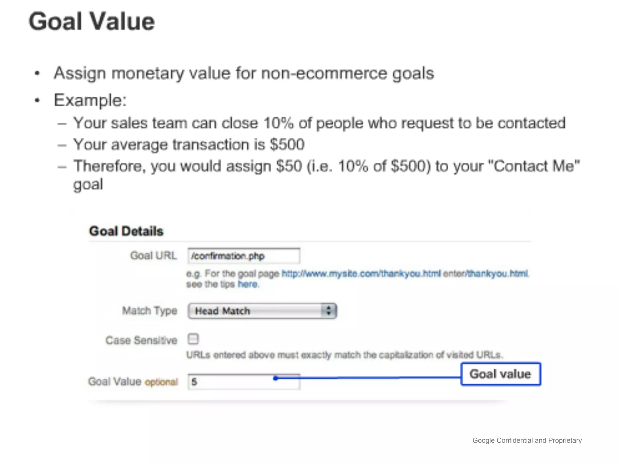 Google Confidential and Proprietary
 