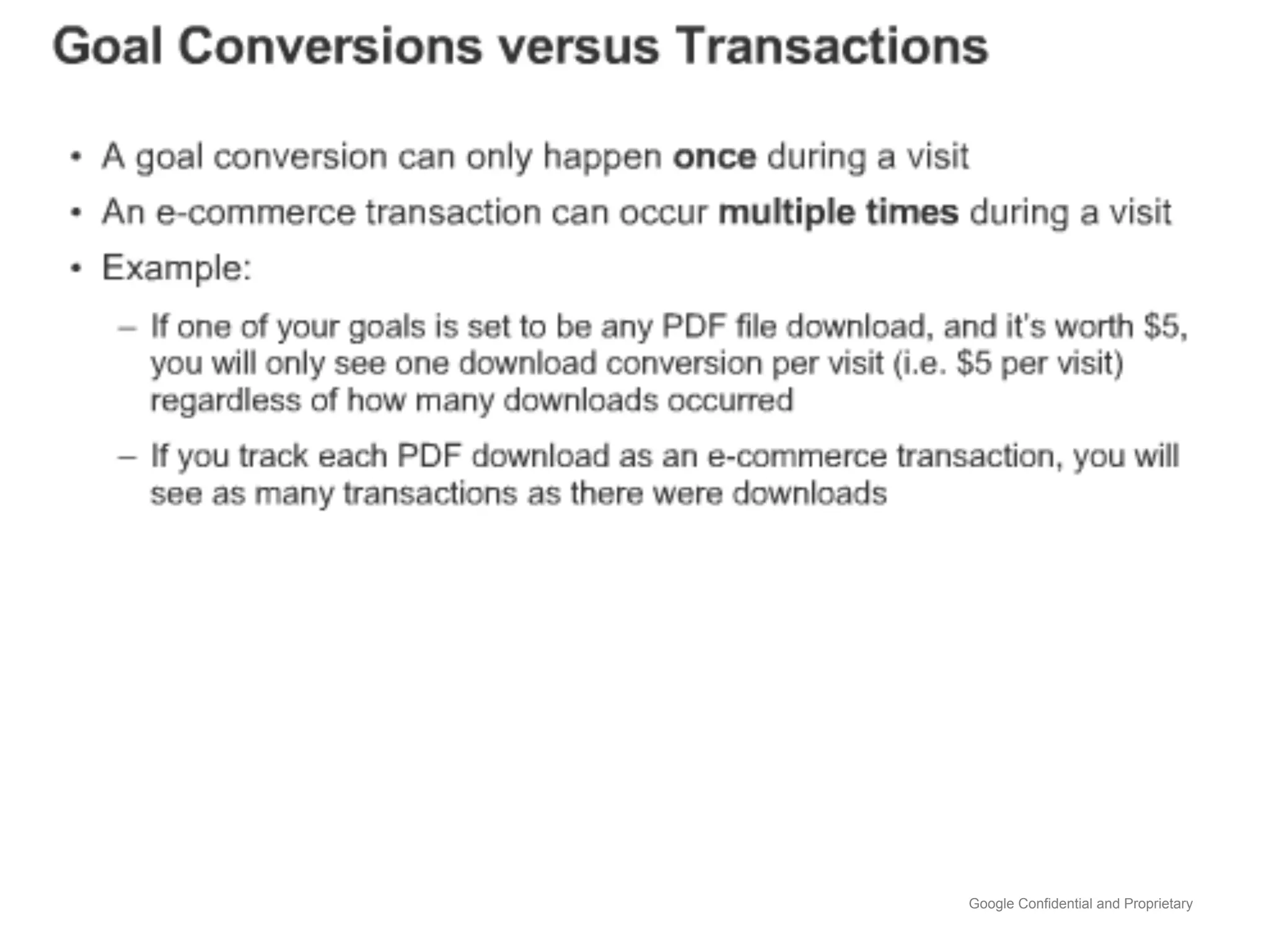 Google Confidential and Proprietary
 