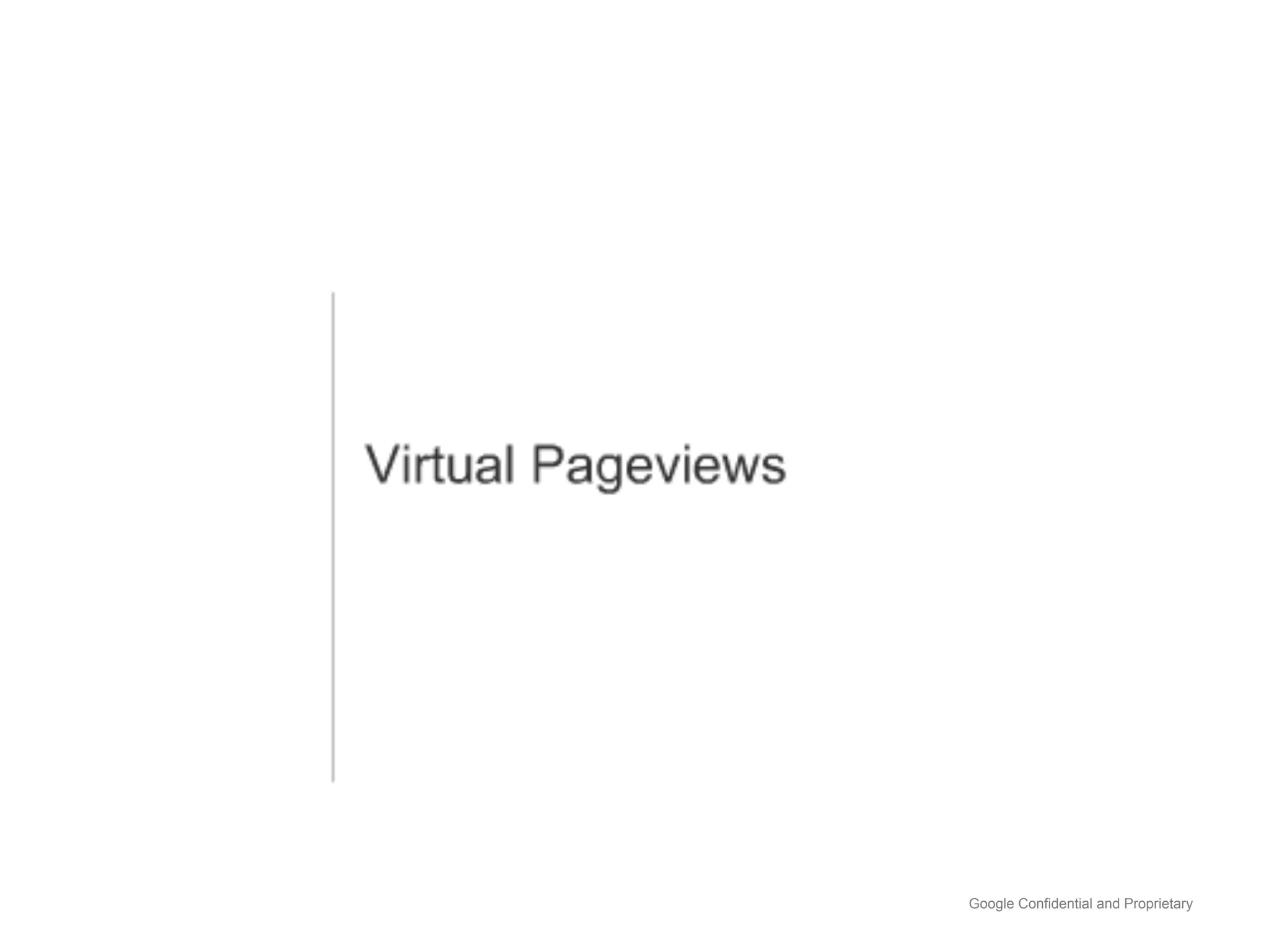 Google Confidential and Proprietary
 