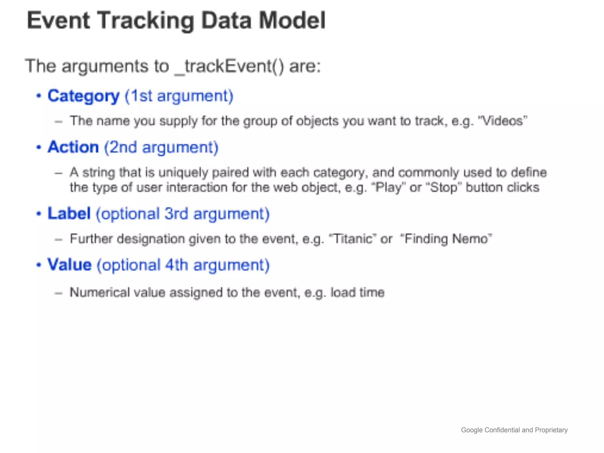 Google Confidential and Proprietary
 