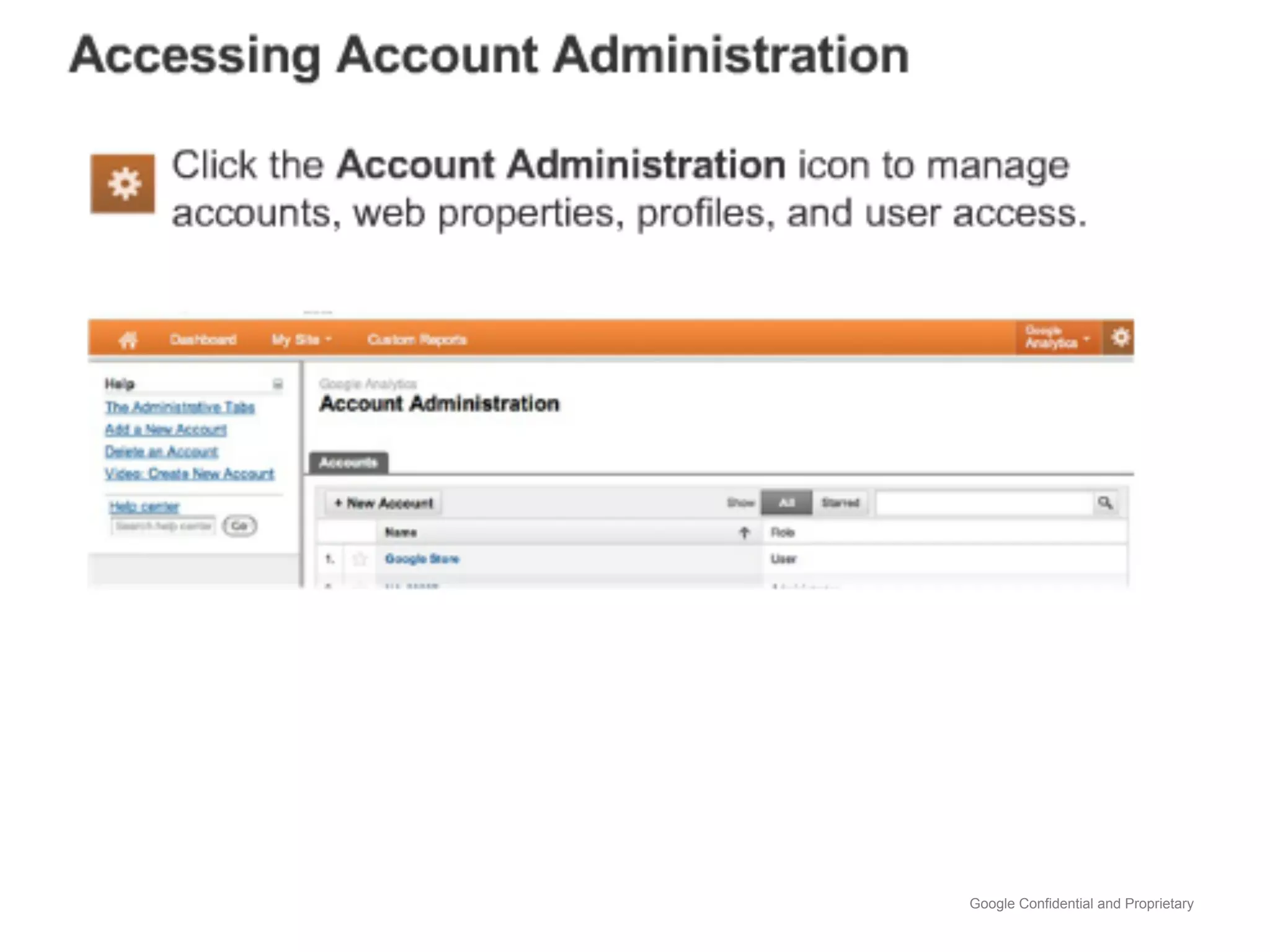 Google Confidential and Proprietary
 