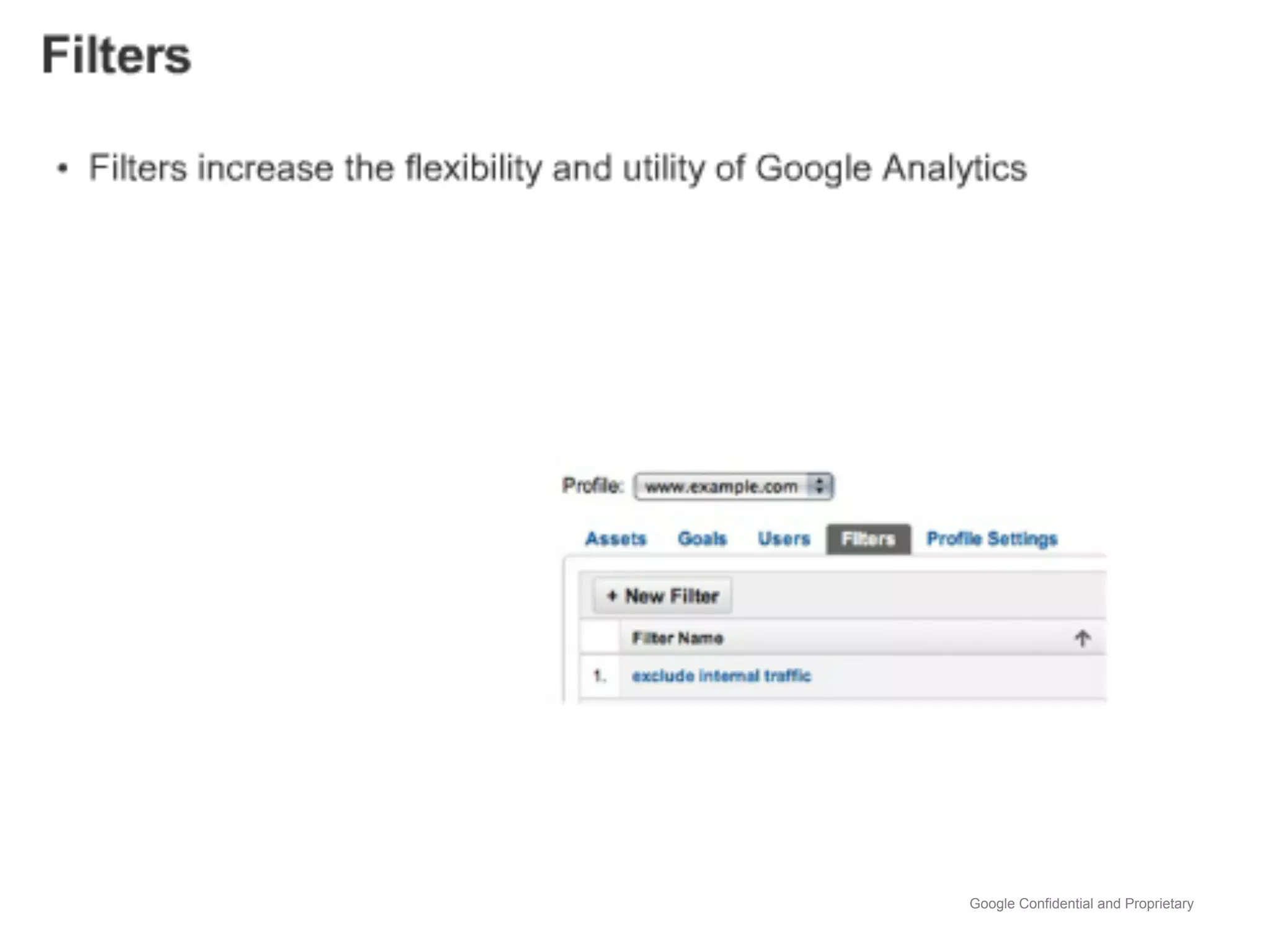 Google Confidential and Proprietary
 
