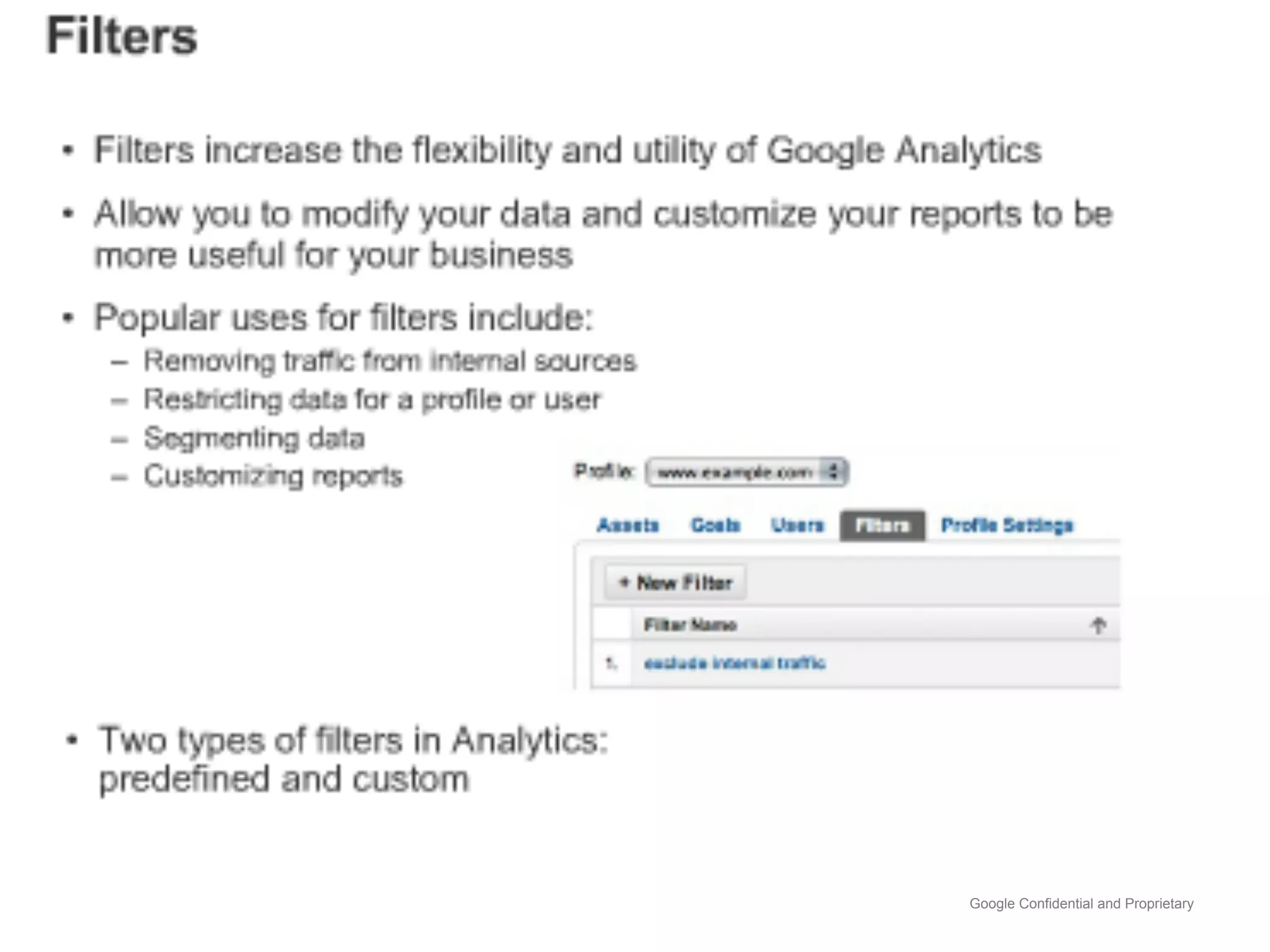 Google Confidential and Proprietary
 