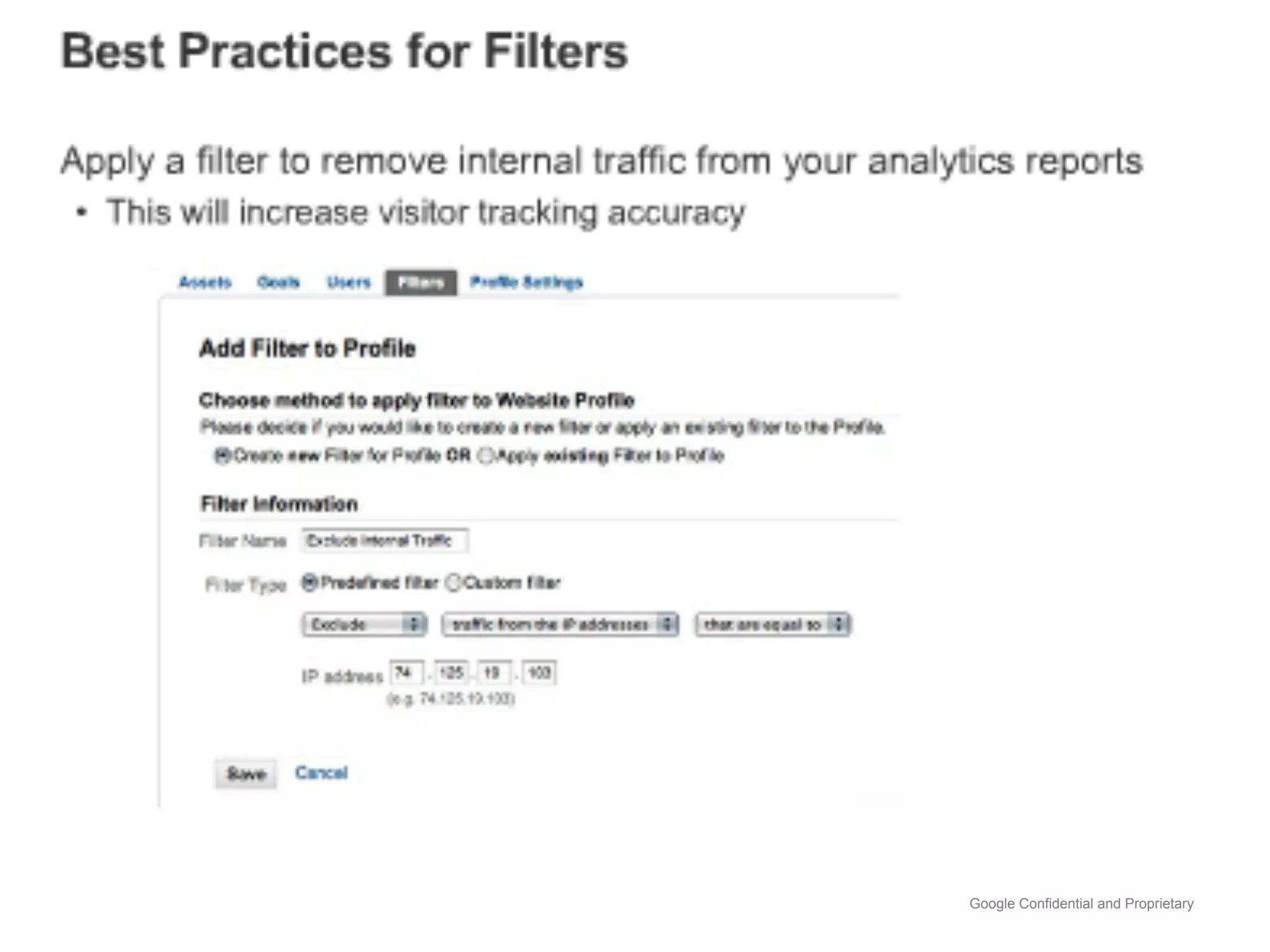 Google Confidential and Proprietary
 