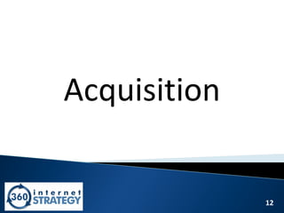 12
Acquisition
 