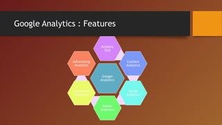 Google Analytics : Features
 