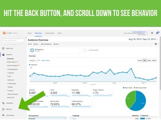 hit the back button, and scroll down to see behavior
 