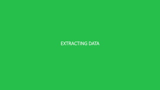 EXTRACTING DATA
 