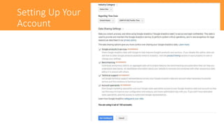 Setting Up Your
Account
 