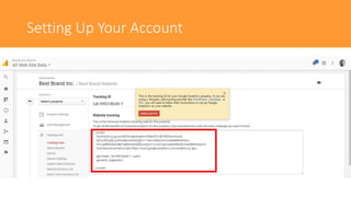 Setting Up Your Account
 