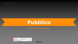 CORSO ANALYTICS FUNDAMENTAL
Pubblico
Chi vede il nostro sito
 