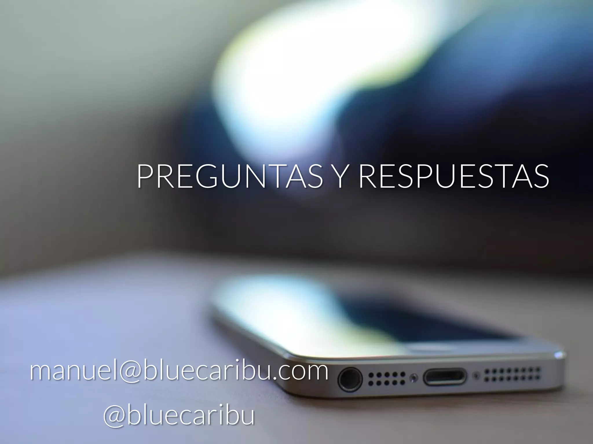PREGUNTAS Y RESPUESTASmanuel@bluecaribu.com@bluecaribu  