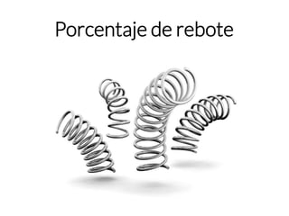 Porcentaje de rebote  
