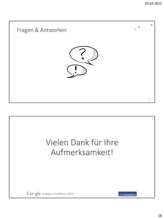 05.03.2015
18
Fragen & Antworten
35
Vielen Dank für Ihre
Aufmerksamkeit!
 