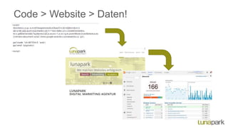 Code > Website > Daten!
 