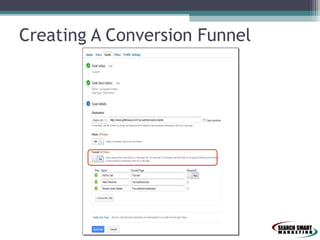 Creating A Conversion Funnel

 