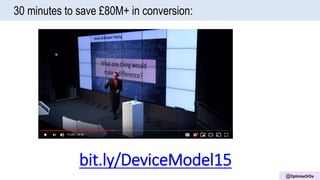 @OptimiseOrDie
30 minutes to save £80M+ in conversion:
bit.ly/DeviceModel15
 