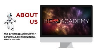 US
ABOUT
We’re a creative agency that was started in
2008. We help small business owners and
entrepreneurs all around the ...