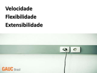 Velocidade
Flexibilidade
Extensibilidade
 