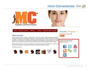 Implementación de Google AnalyticsTaggeartodo el sitio