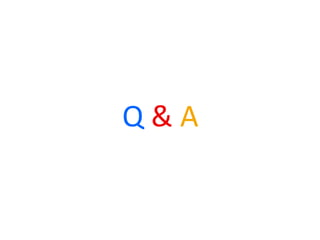 Q & A
 