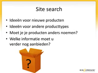 Wat kopen je bezoekers?E-commerce module implementeren (technisch)