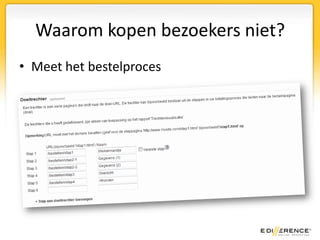 Waarom kopen bezoekers niet?Doeltrechter