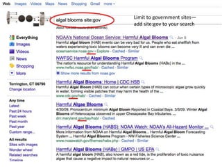 Limit to government sites—add site:gov to your search