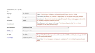 Google and Google Scholar search