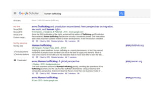 Google and Google Scholar search
