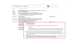 Google and Google Scholar search