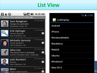 List View
5/30/2015 23
 