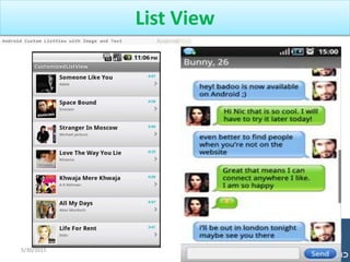 List View
5/30/2015 24
 