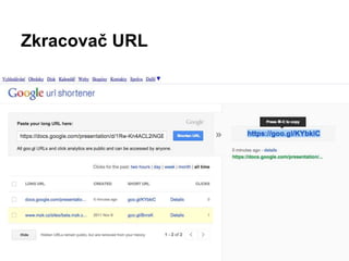 Zkracovač URL
 
